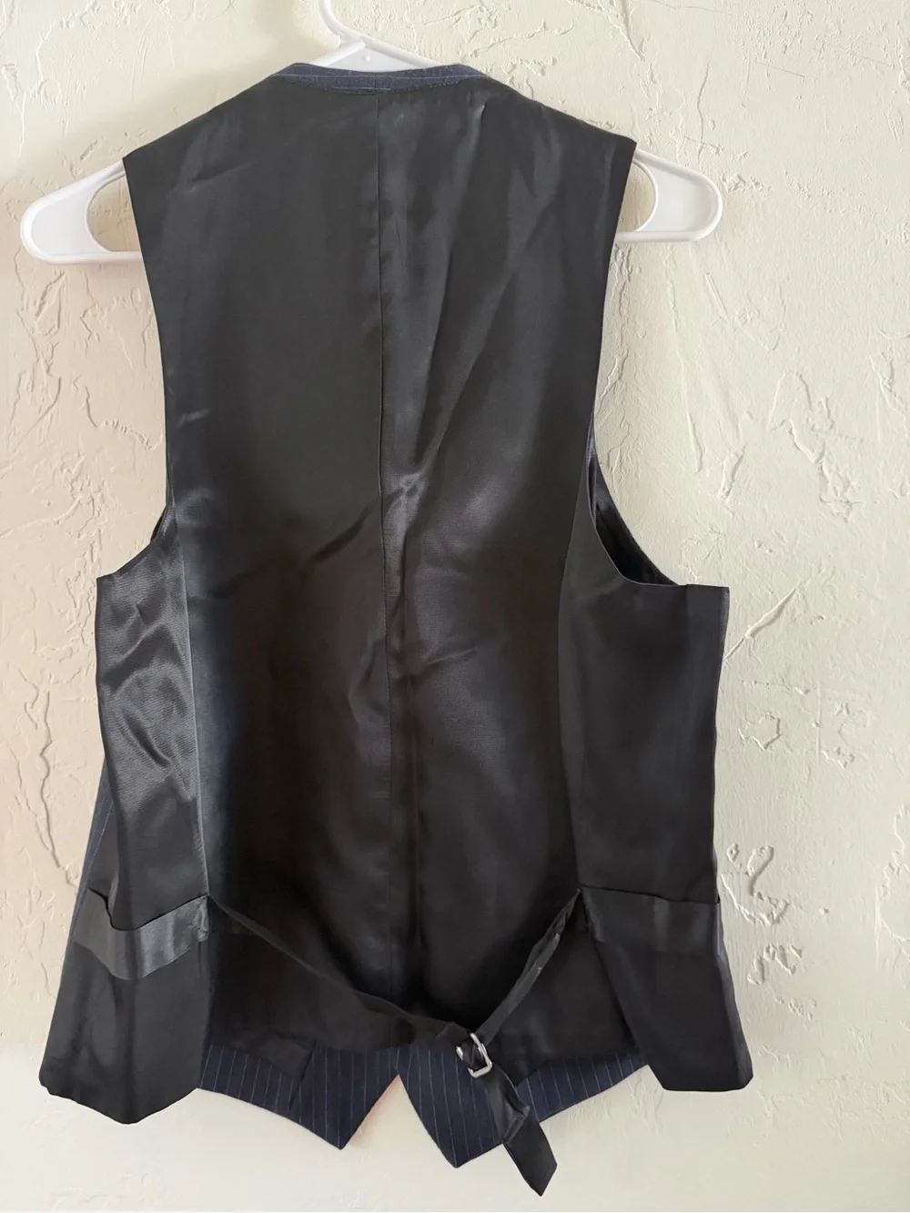 Vintage Navy Pinstripe Suit Vest